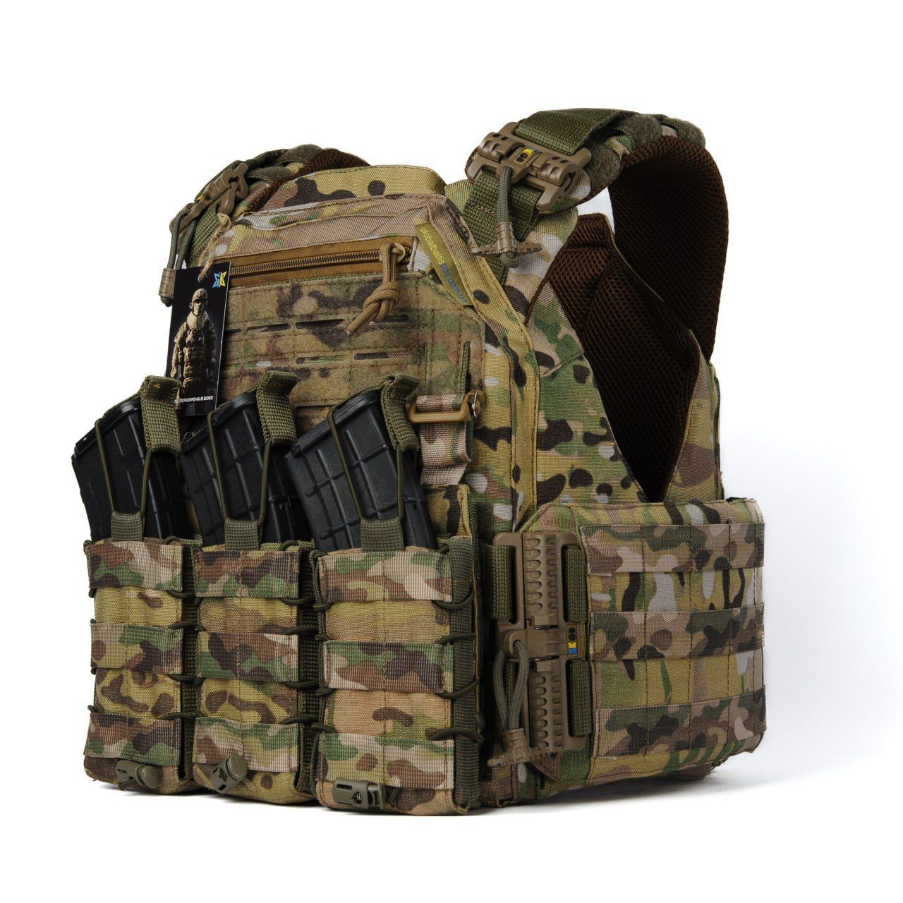 Плитоноска жіноча Warmor gen.3 FL (for Ladies) з підсумками під магазини АК (без плит) Мультикам СПЕЦПРОМ КР