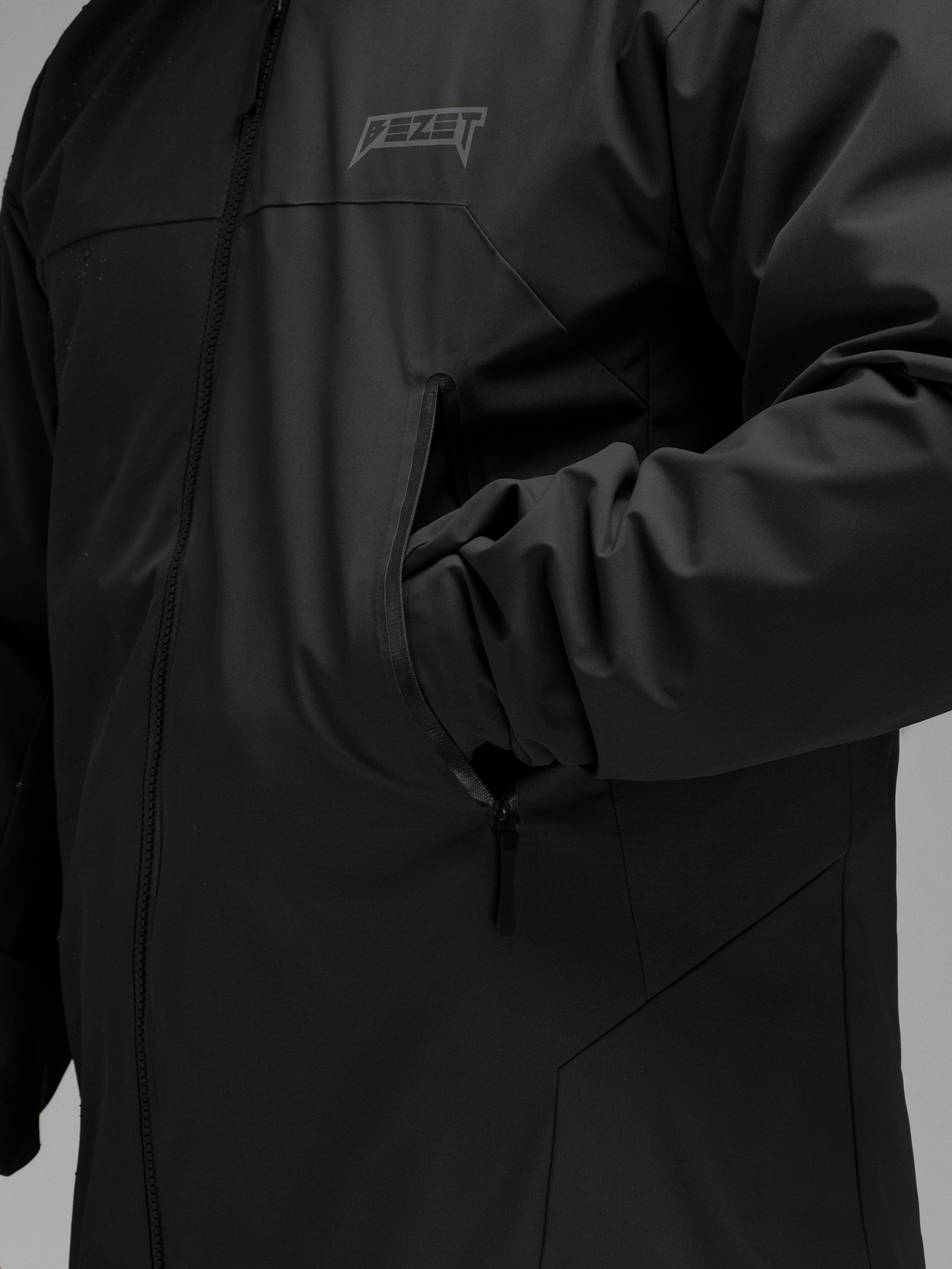 Куртка жіноча вітрівка BEZET WindBreaker чорний - Фото 5