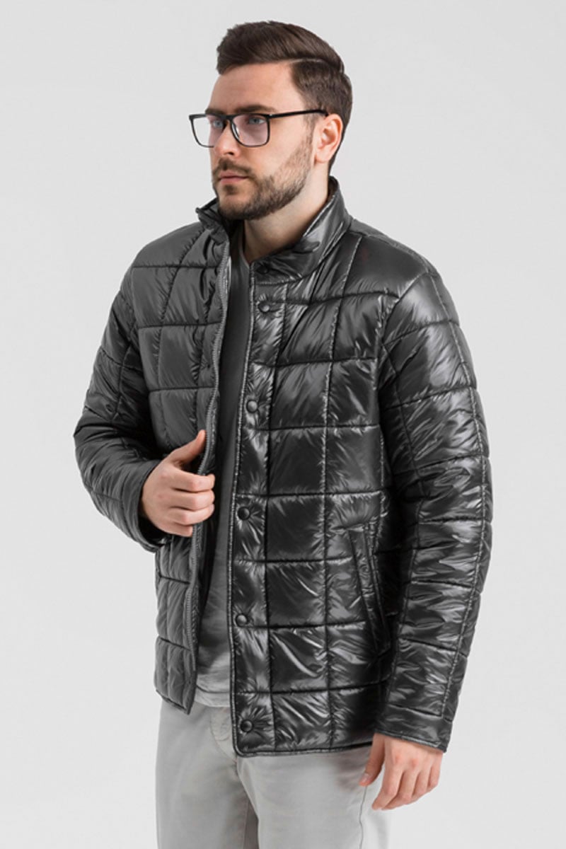 Чоловіча куртка сіра осіння Davis (арт. A-013) Suns House