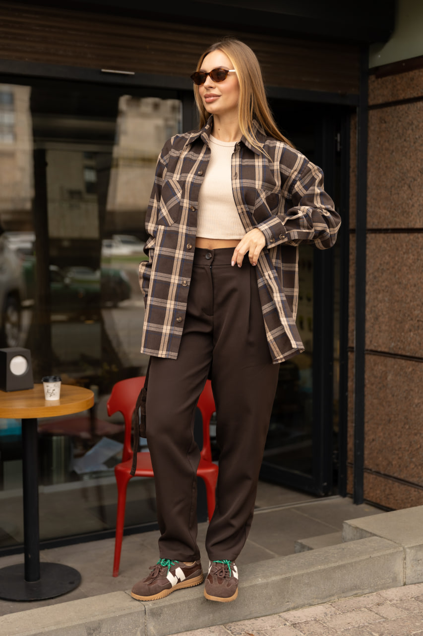 Сорочка Reload - Sorin, коричневий