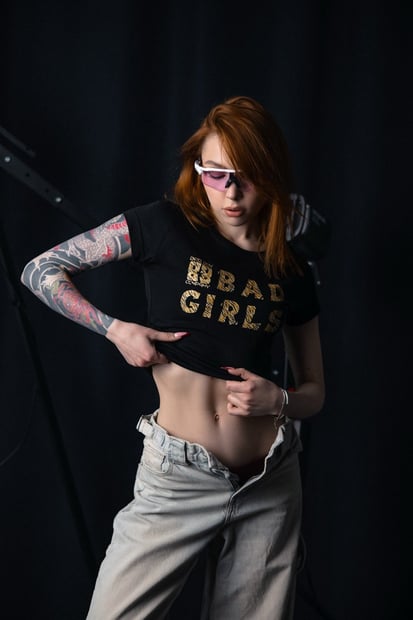Кроп топ футболка "tigress" Bad Boy Company