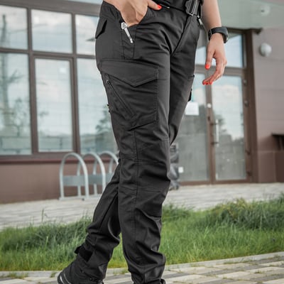 Жіночі тактичні штани M-Tac Aggressor Lady Flex. Чорний - Фото 9