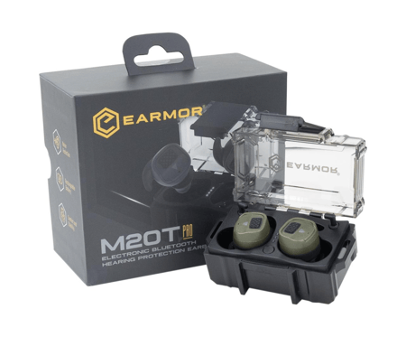 Активні навушники (беруші) EARMOR M20T Pro Олива СПЕЦПРОМ КР