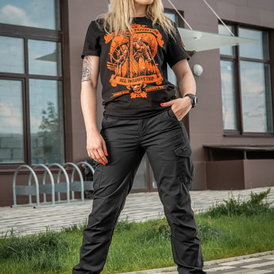 Жіночі тактичні штани M-Tac Aggressor Lady Flex. Чорний - Фото 7