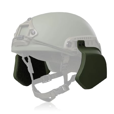 Боковий балістичний захист вух (для шоломів типу FAST, TOR). Олива (00000005032) СПЕЦПРОМ КР