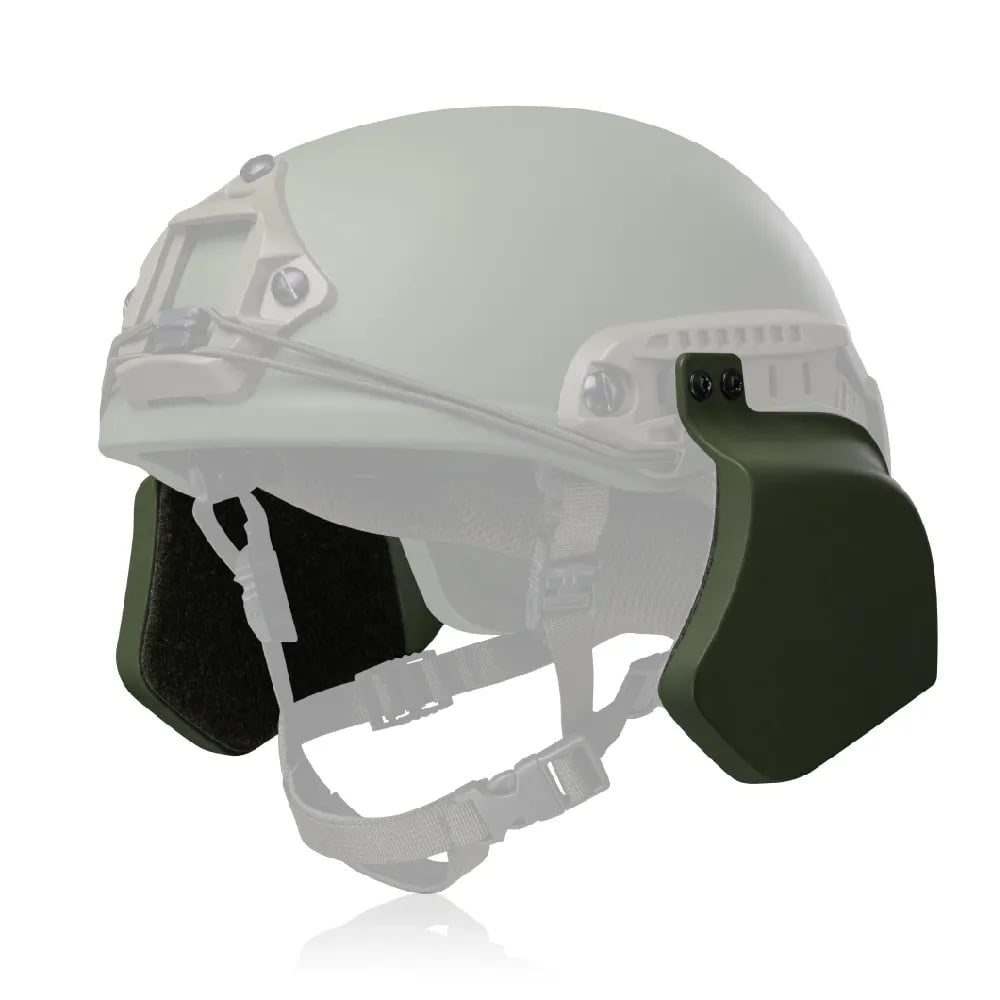 Боковий балістичний захист вух (для шоломів типу FAST, TOR). Олива (00000005032) СПЕЦПРОМ КР