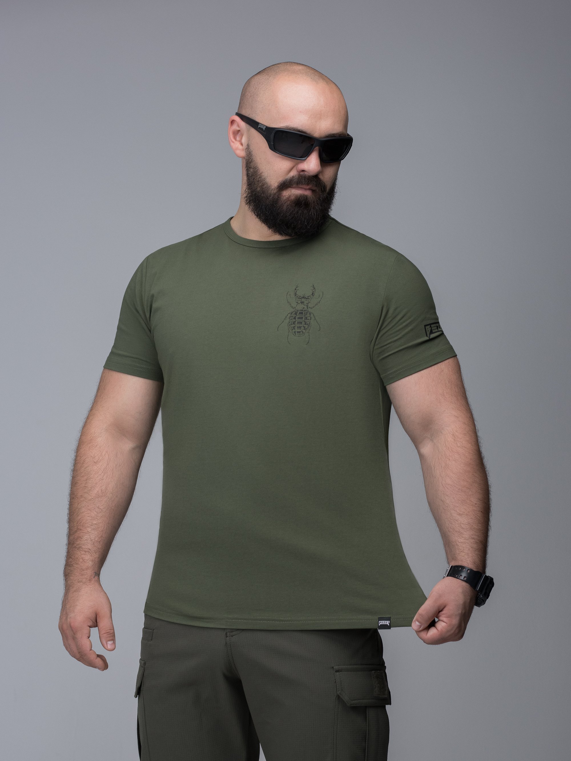 Футболка BEZET Scarab Ops хакі - Фото 3