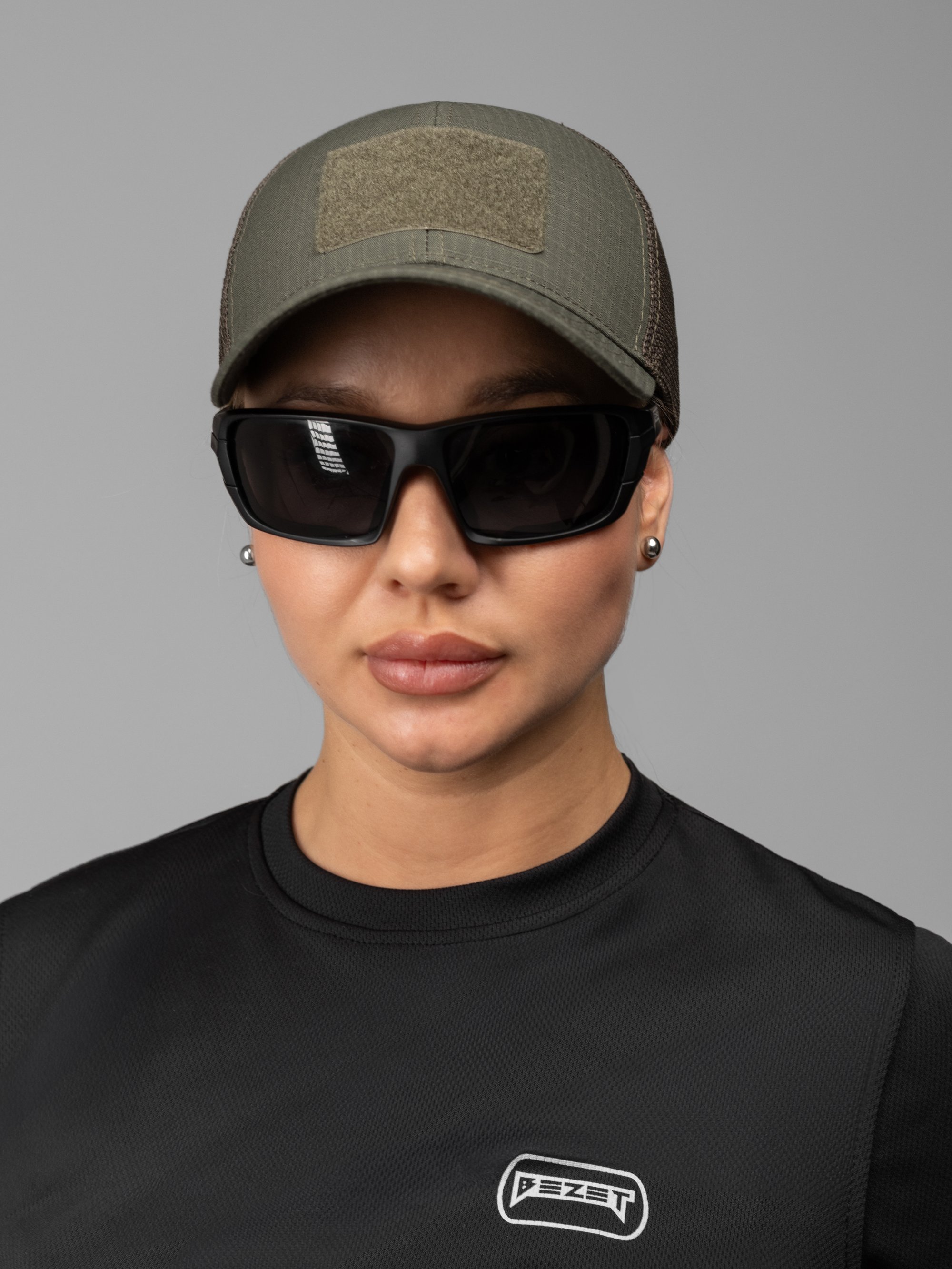 Бейсболка тактична жіноча BEZET Ranger хакі - Фото 1