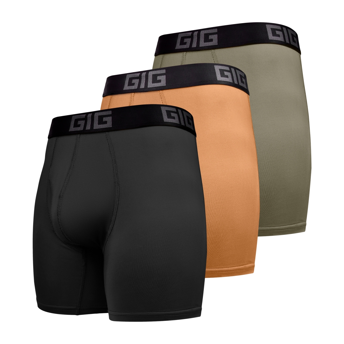 Комплект трусів Dynamic air подовжені. Колір Койот, Олива, Чорний GIG MILITARY