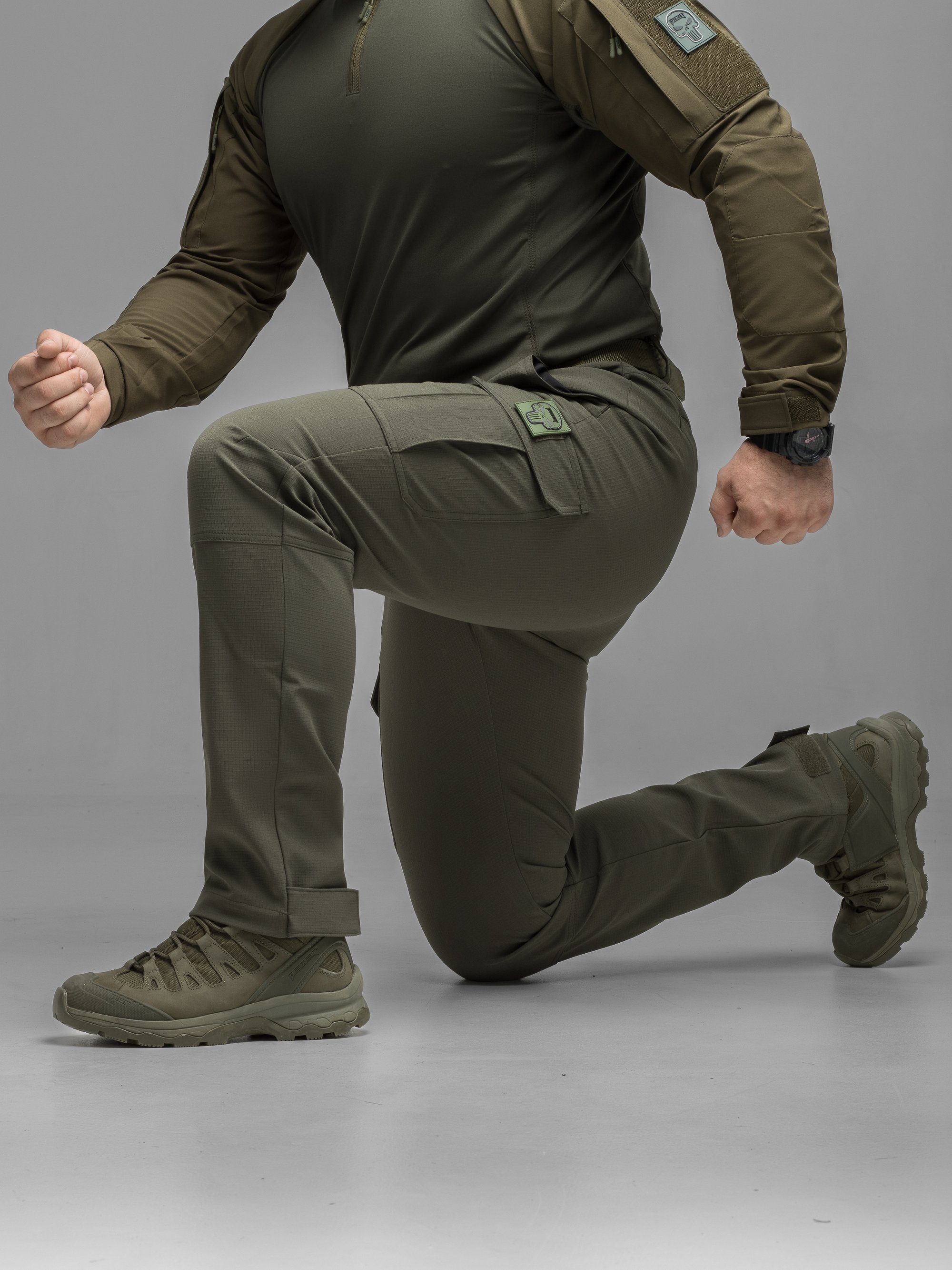 Штани карго тактичні BEZET Basic хакі - Фото 9