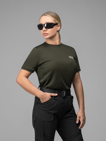 Футболка быстросохнущая тактическая женская BEZET Basic хаки
