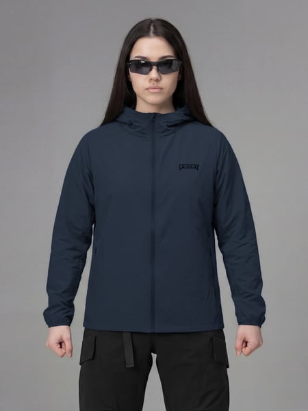 Куртка вітрівка жіноча BEZET Solguard UV 100 синій