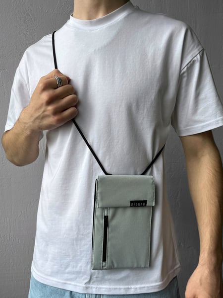 Сумка-кошелек Reload - светло-серый