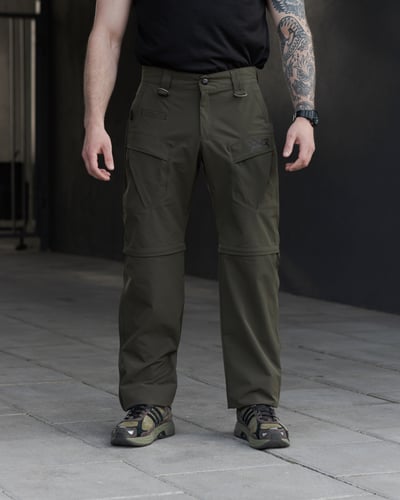 Штани-трансформери BEZET AdventurePro хакі - Фото 28