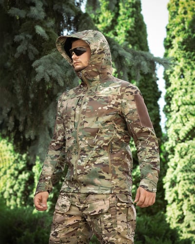Куртка Softshell BEZET Falcon мультикам - Фото 7