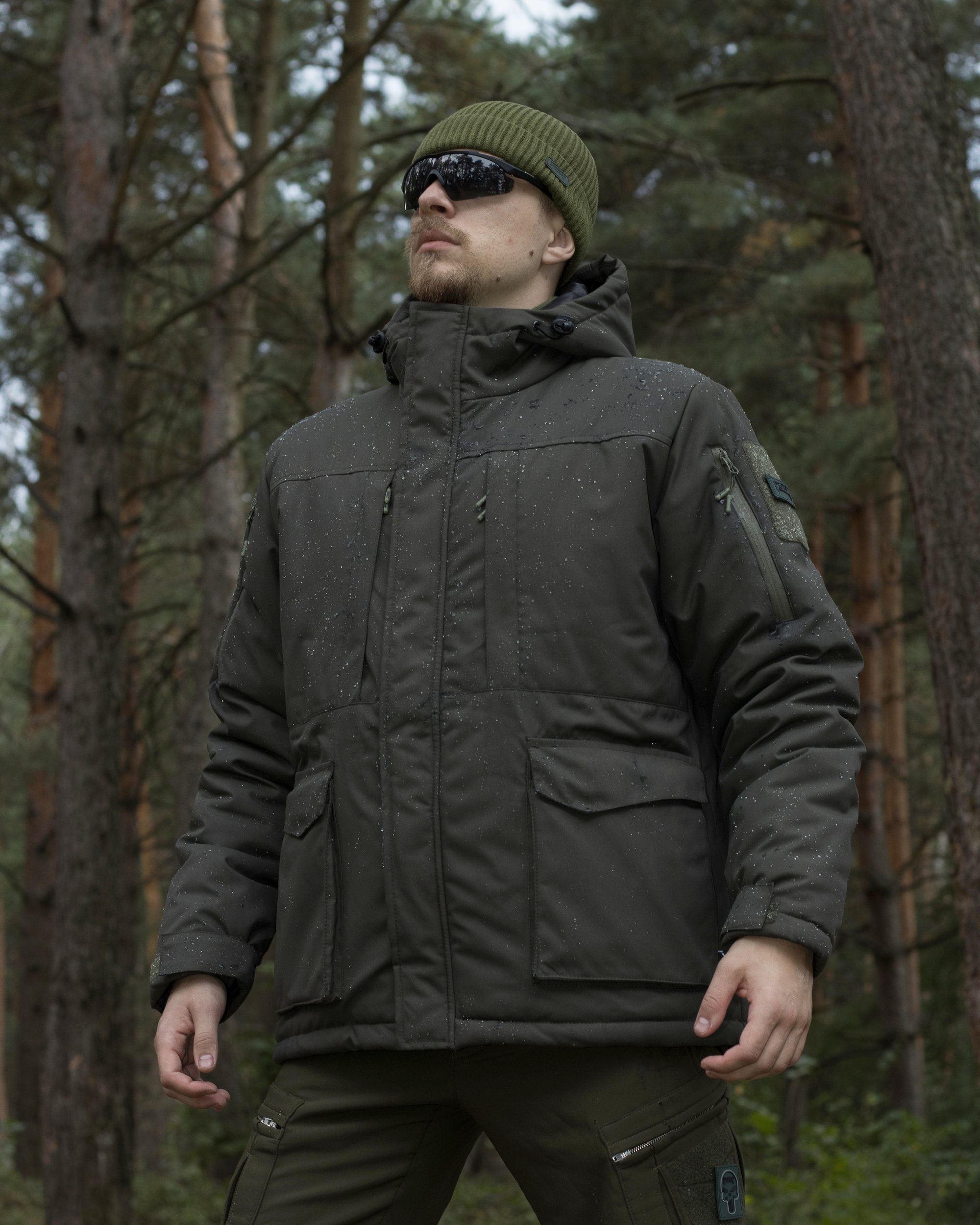 Куртка тактична зимова BEZET SnowPatrol хакі - Фото 12