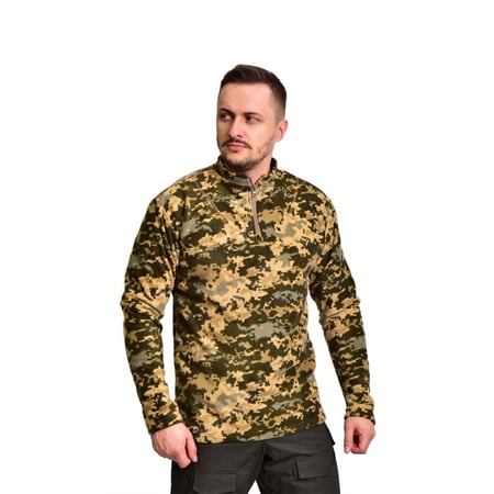 Базова флісова кофта base Tactical Series Піксель GIG MILITARY