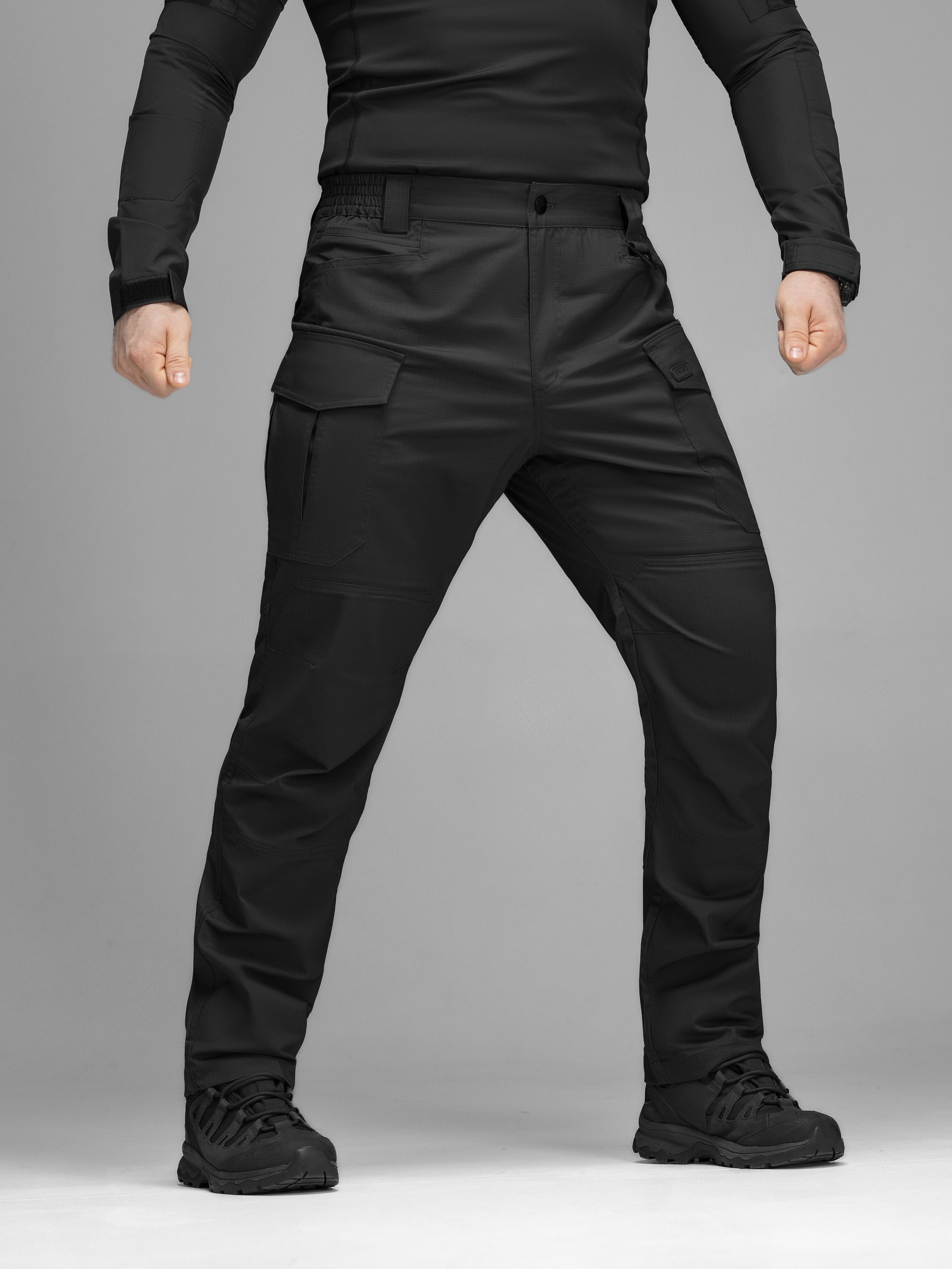 Штаны карго тактические BEZET Ranger черный - Фото 14