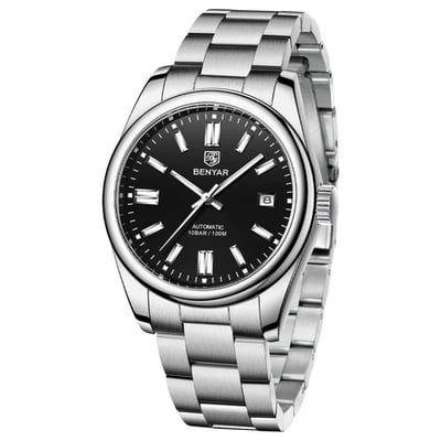 Чоловічий механічний годинник Benyar Automatic 10 BAR - Фото 1