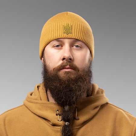 Шапка утеплена з гербом Койот СПЕЦПРОМ КР