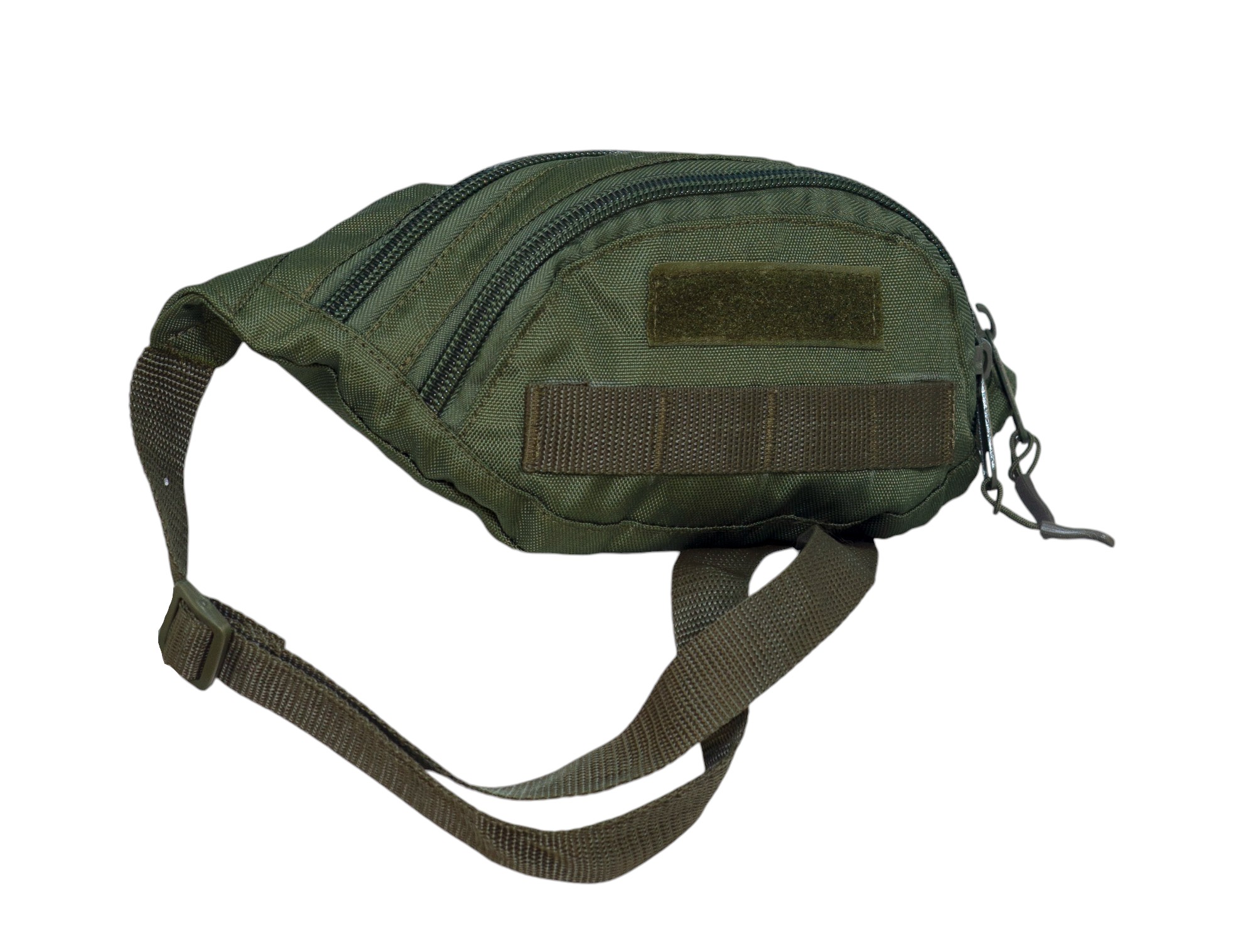 Сумка-бананка поясна оксфорд PU хакі з двома відділеннями Tactic4Profi