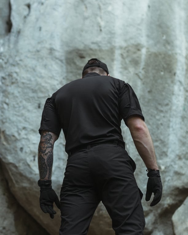 Футболка тактична чоловіча BEZET Combat чорний - Фото 11