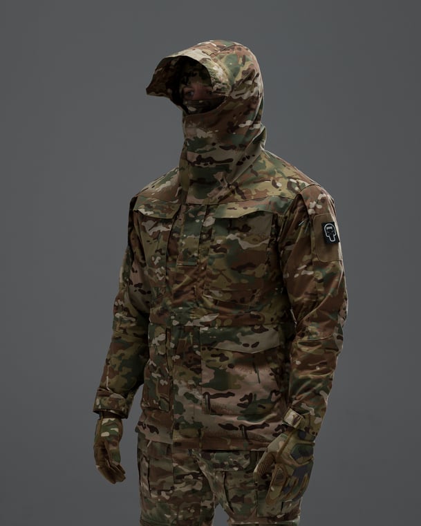 Куртка вітровка тактична BEZET Shadow мультикам - Фото 6