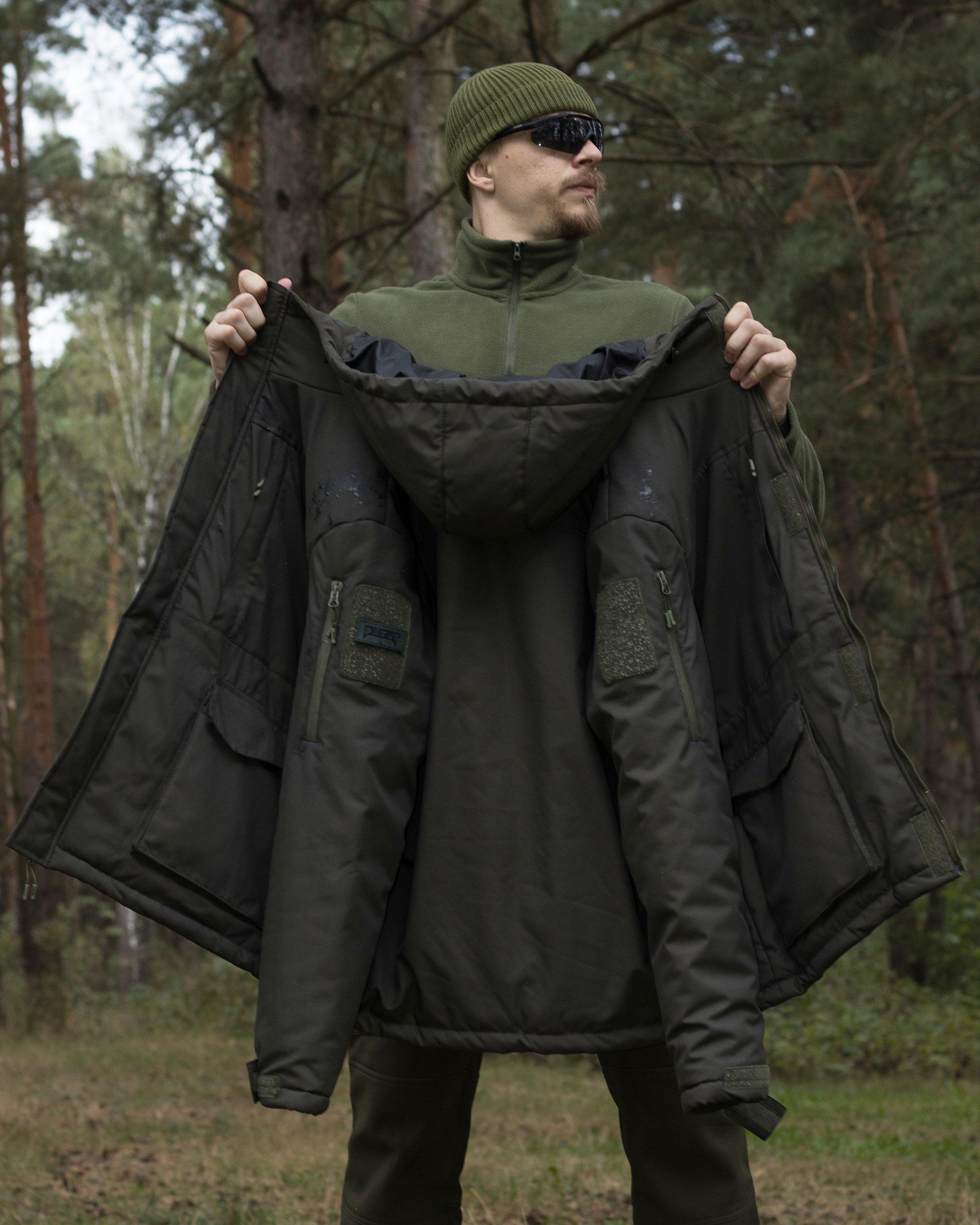 Куртка тактична зимова BEZET SnowPatrol хакі - Фото 18