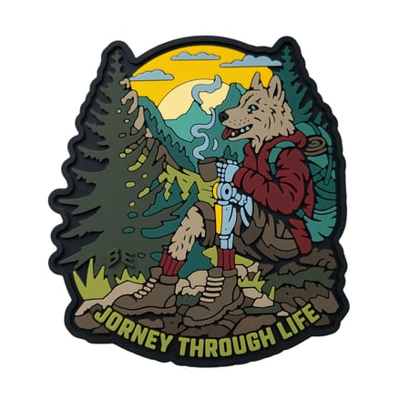 ПВХ патч (шеврон) "Мандрівник по життю" Brand Element