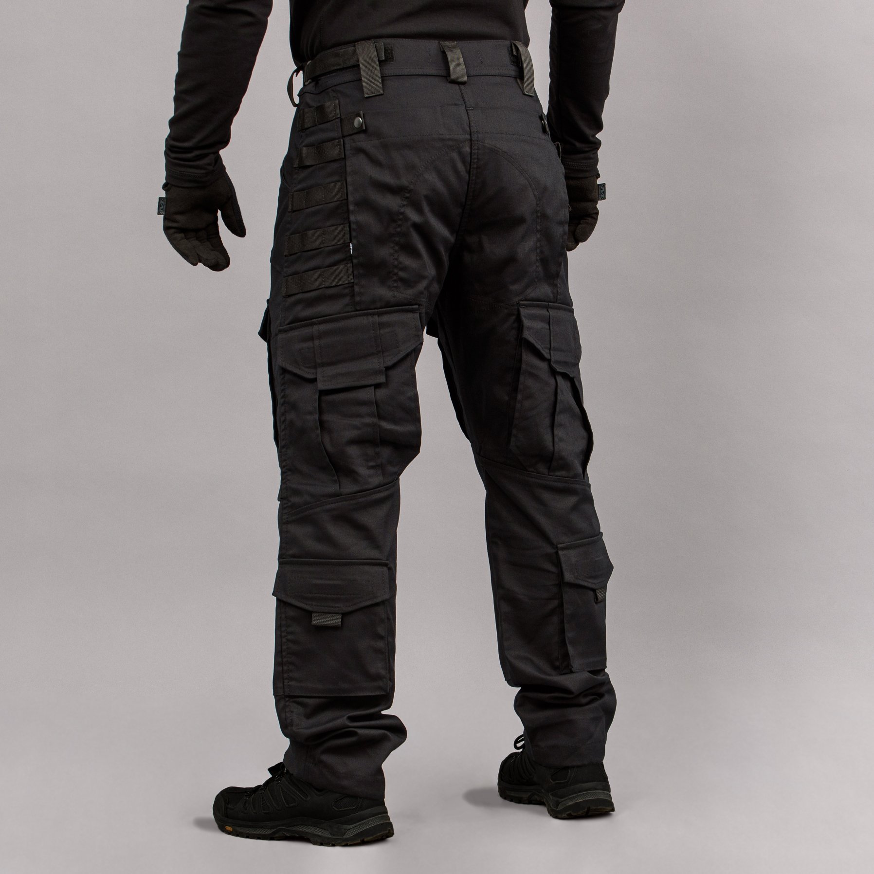 Штани тактичні "SHTORM" BLACK (Canvas) Armoline