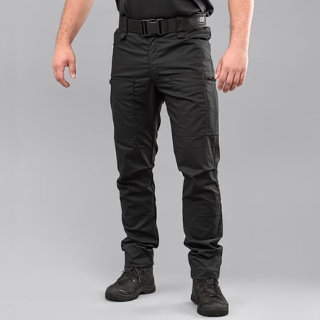 Штани тактичні "DEFENDER" BLACK з ременем Armoline