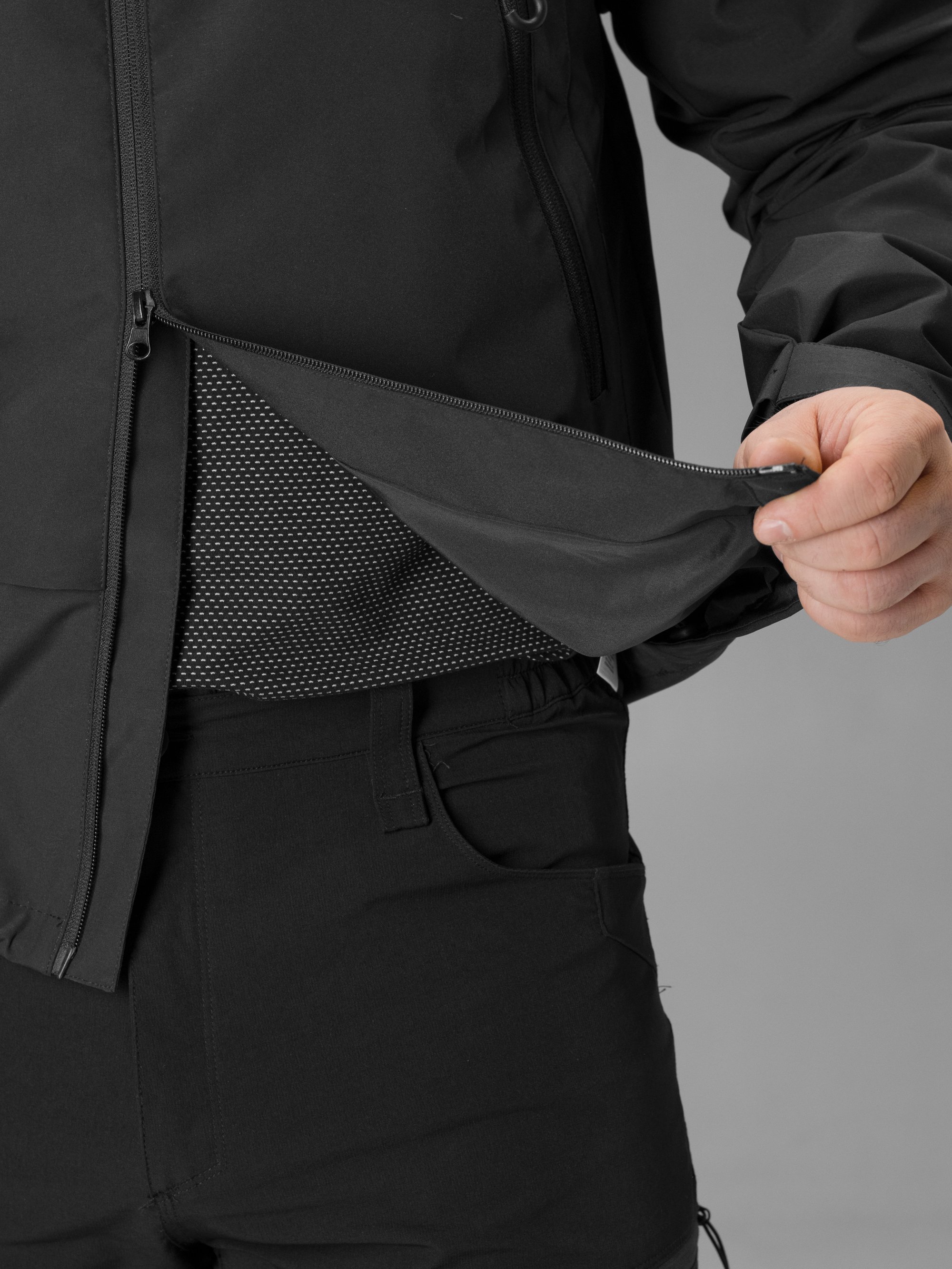 Куртка вітрівка BEZET Trail чорний - Фото 26