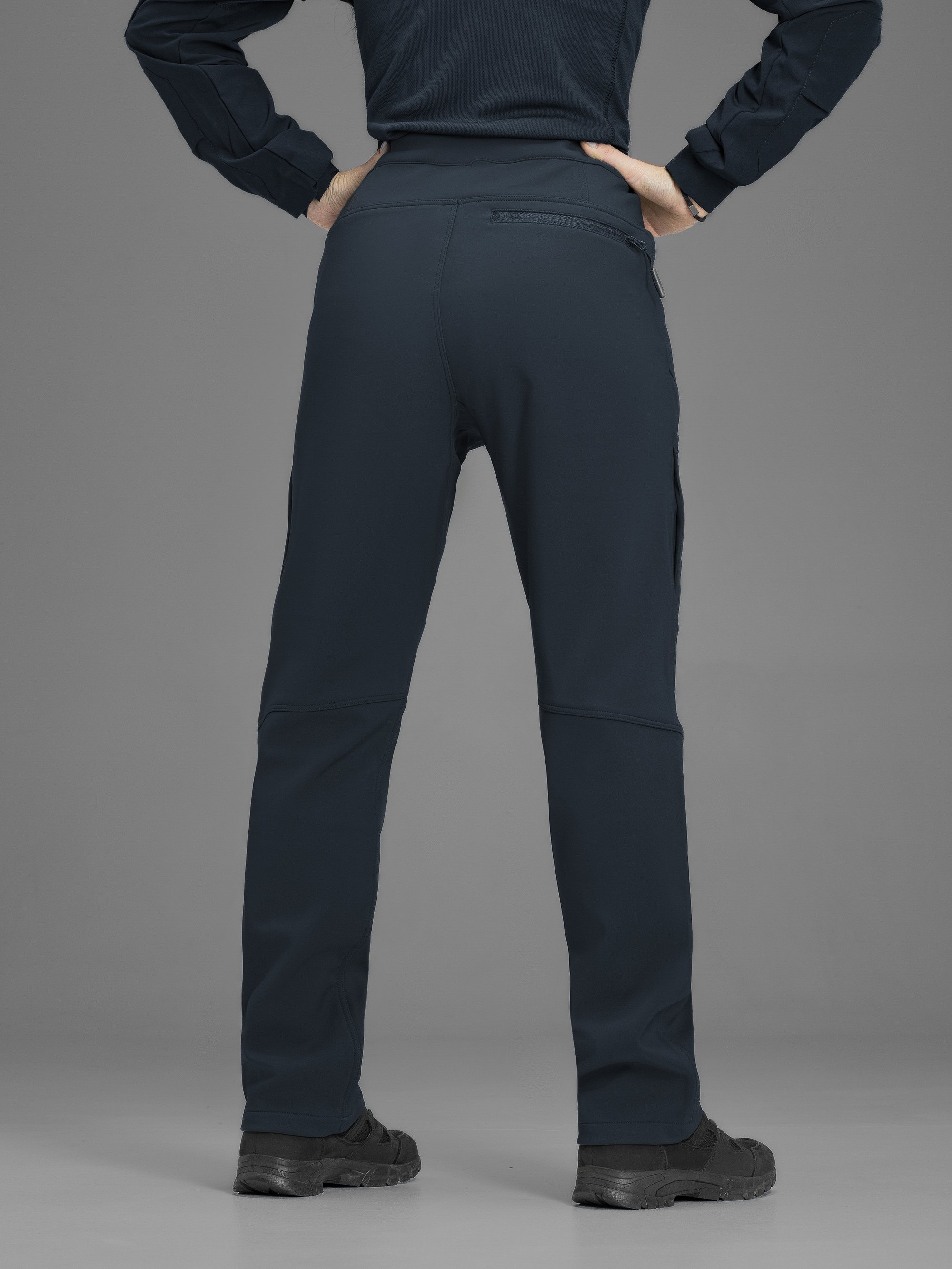 Брюки карго тактичні жіночі Softshell BEZET Techwear синій - Фото 10