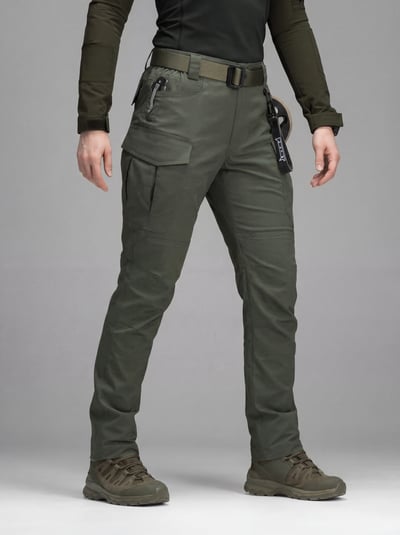 Штани жіночі карго тактичні BEZET Ranger хакі - Фото 3