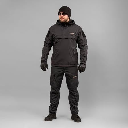 Комплект "TRAVEL DEFENCE" АНОРАК BLACK 2 в 1 Armoline