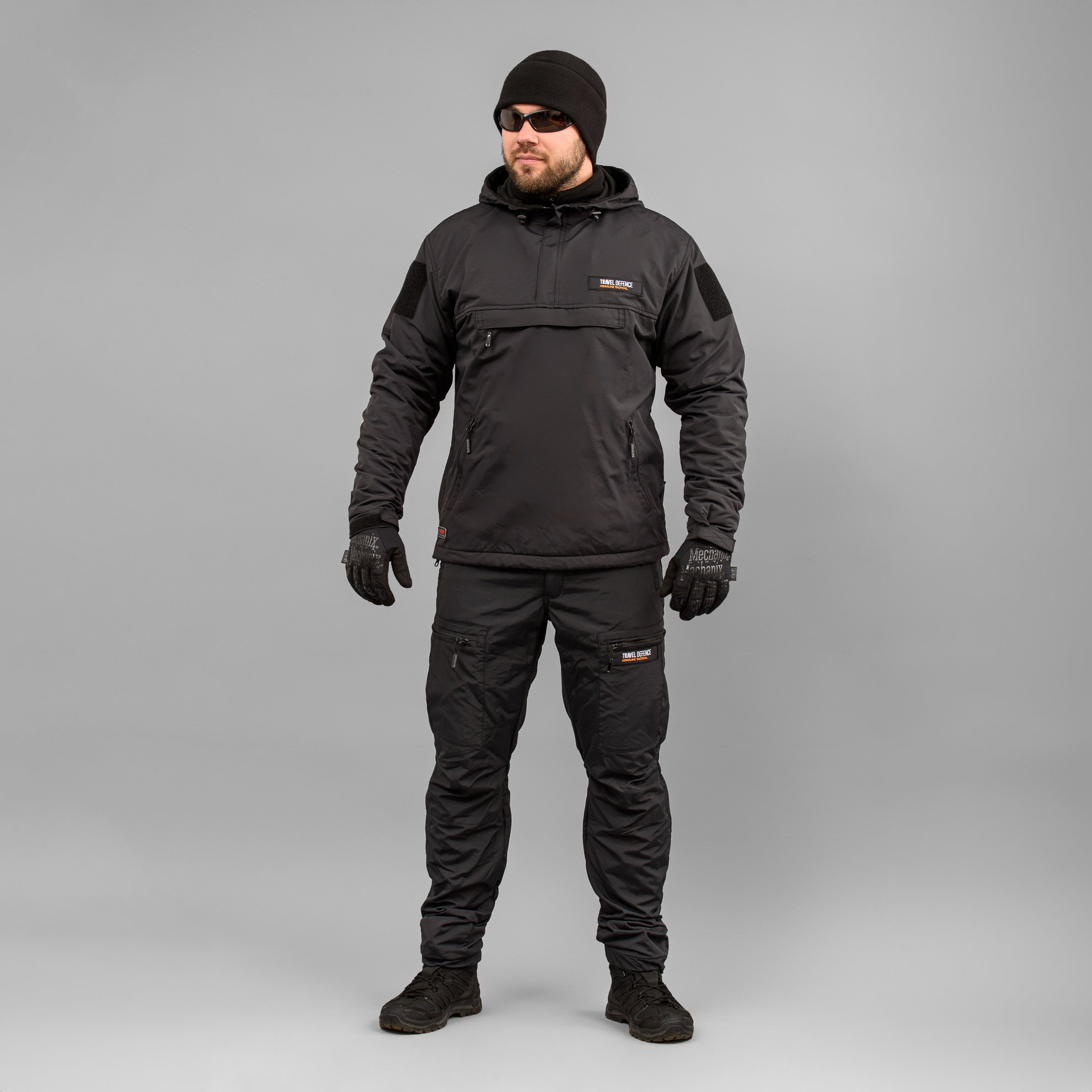 Комплект "TRAVEL DEFENCE" АНОРАК BLACK 2 в 1 Armoline