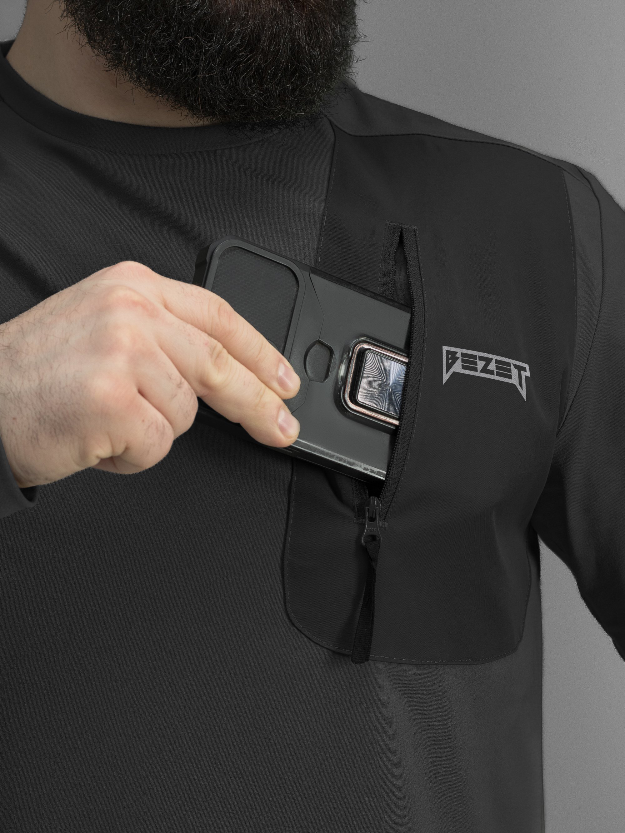 Кофта BEZET ActiveFlex чорний - Фото 11