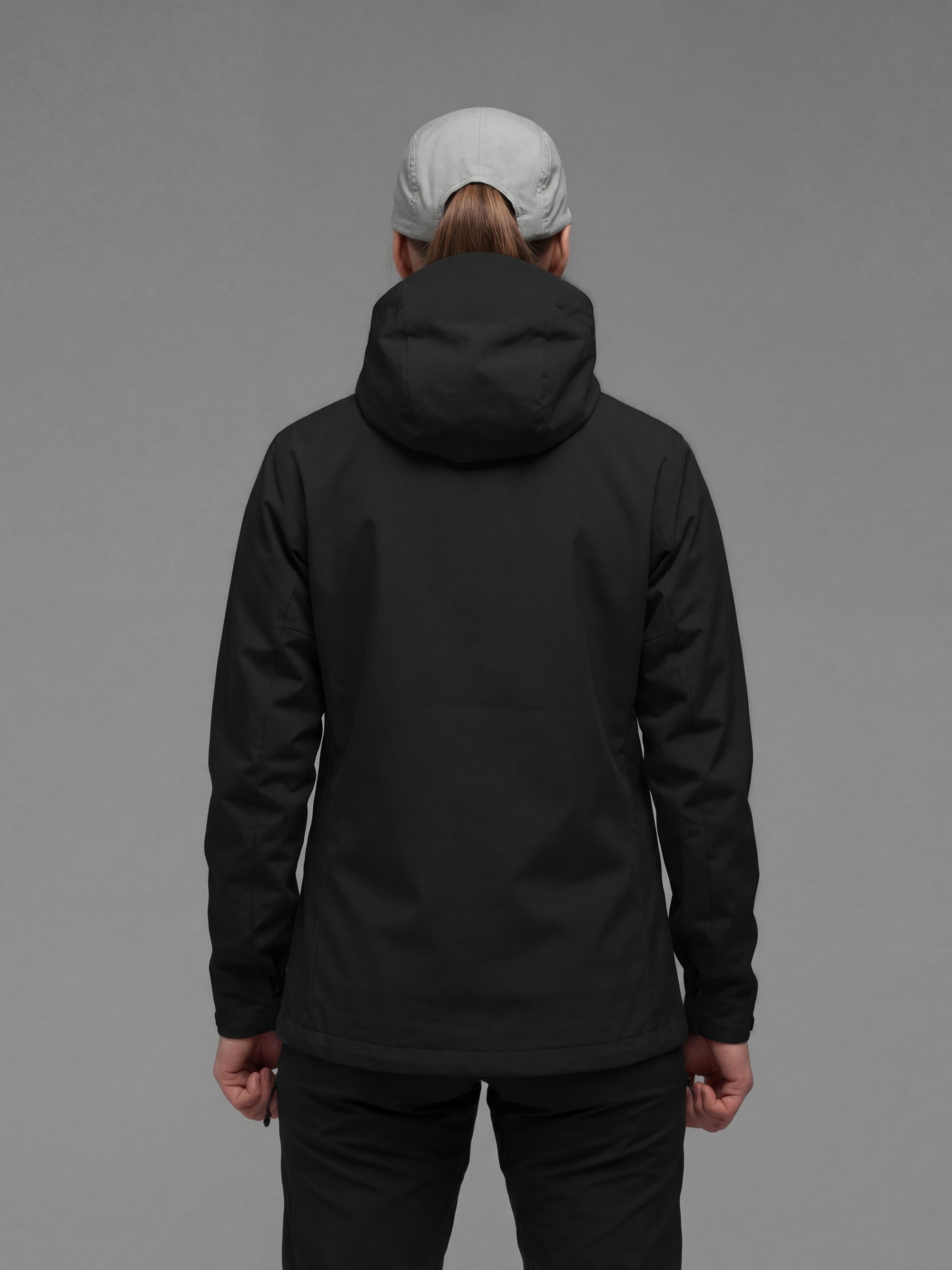 Куртка жіноча вітрівка BEZET WindBreaker чорний - Фото 2