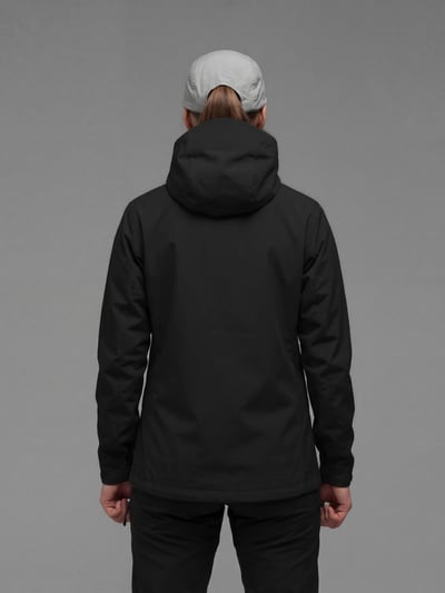 Куртка жіноча вітрівка BEZET WindBreaker чорний - Фото 2