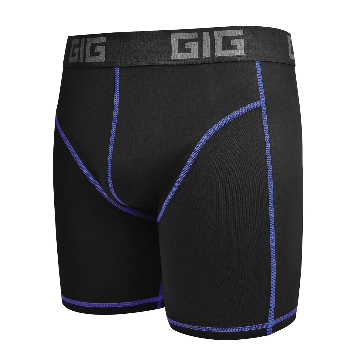 Труси Zero Gig чорні з синім контуром GIG MILITARY