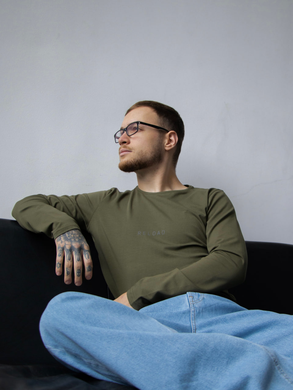 Лонгслив Reload - Rove, хаки