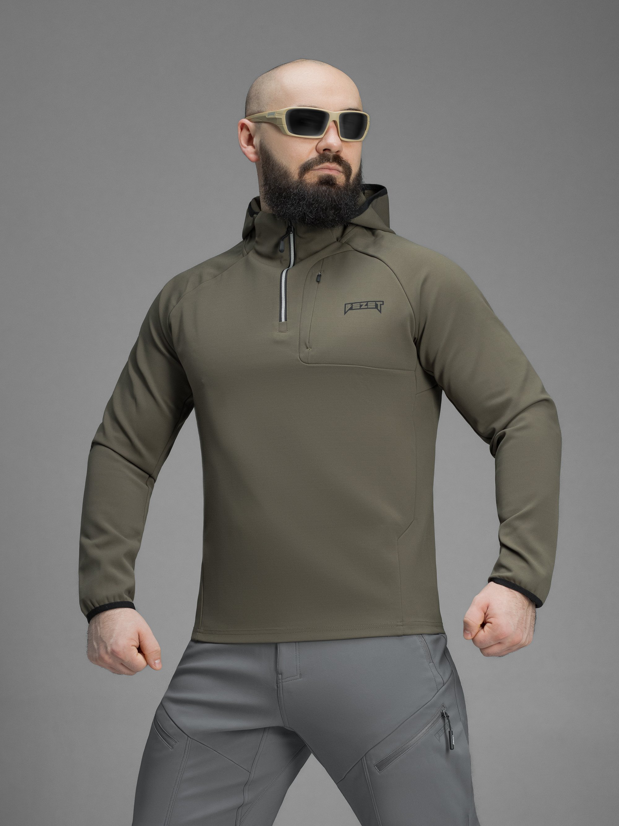Кофта BEZET Motion хакі