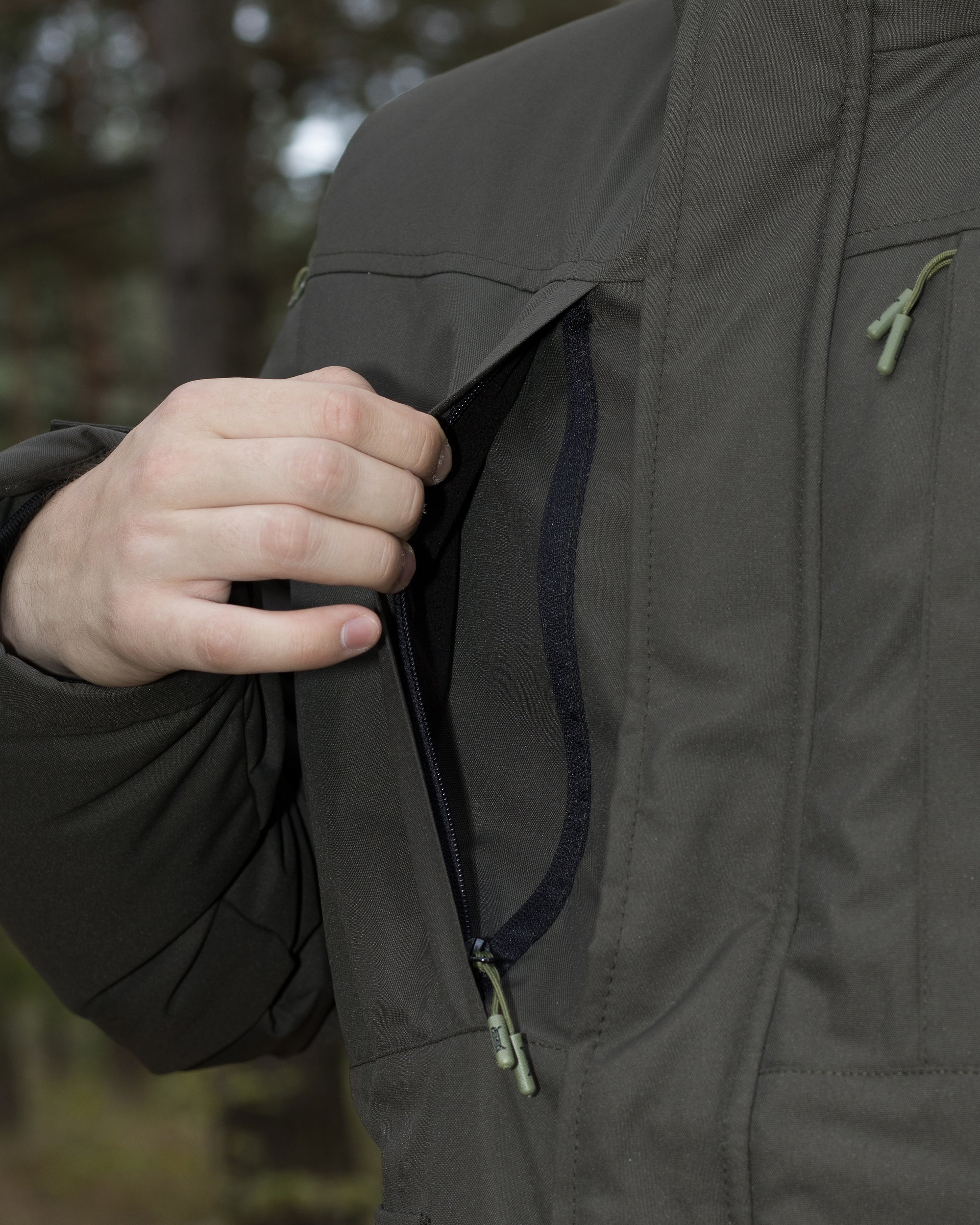 Куртка тактична зимова BEZET SnowPatrol хакі - Фото 19