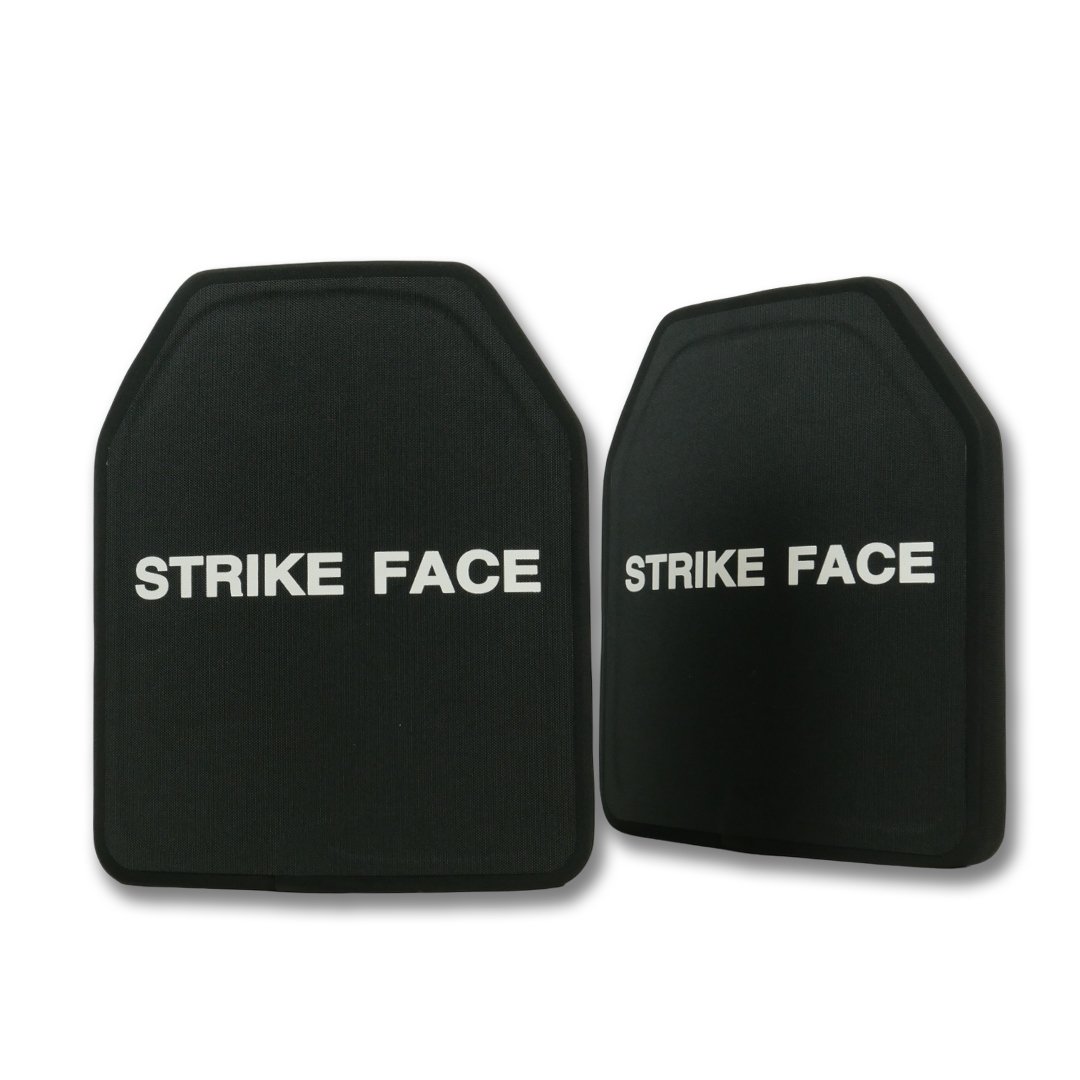 Комплект бронеплит (2 шт.) 6 клас NIJ IV ДСТУ, 2.8 кг Al2O3+PE KIBORG