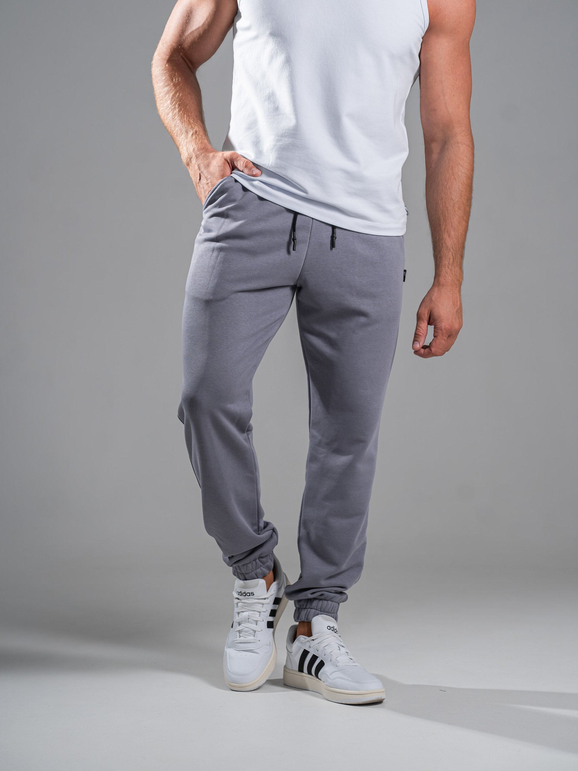 Спортивні штани джогери чоловічі Jogger Petlia 23 Сірі