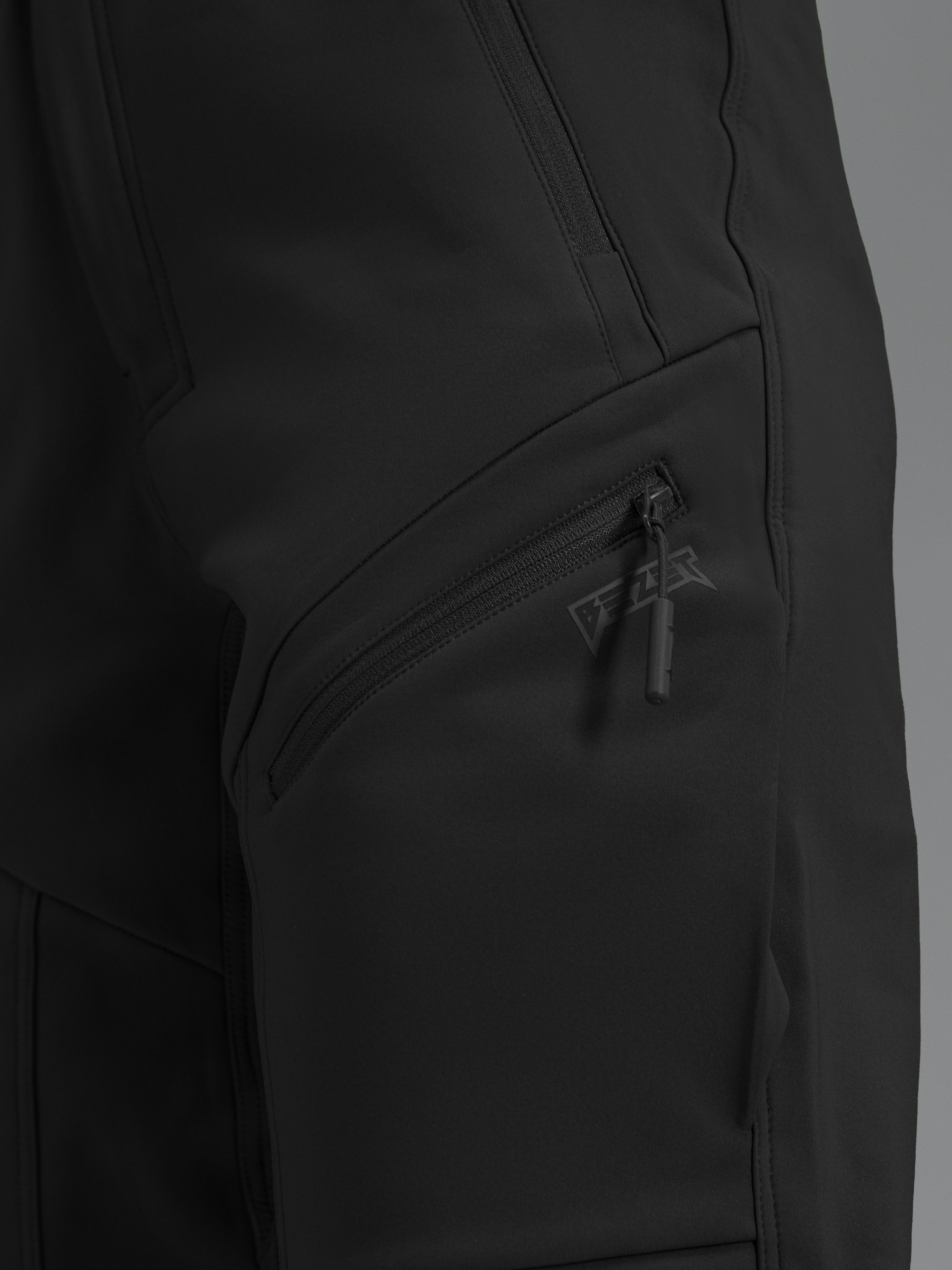 Штани карго тактичні жіночі Softshell BEZET Techwear чорний - Фото 14