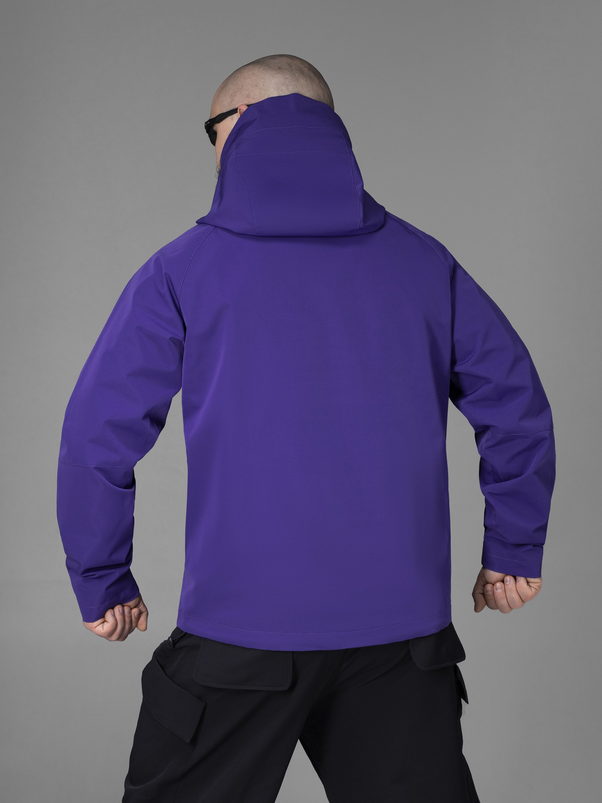 Куртка вітрівка BEZET Trail фіолетовий - Фото 3