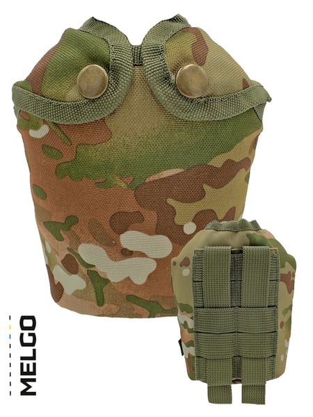 Чехол-подсумок на флягу MOLLE Поликордура Мультикам