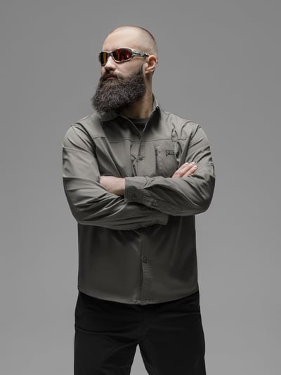 Сорочка BEZET Outland сірий - Фото 6