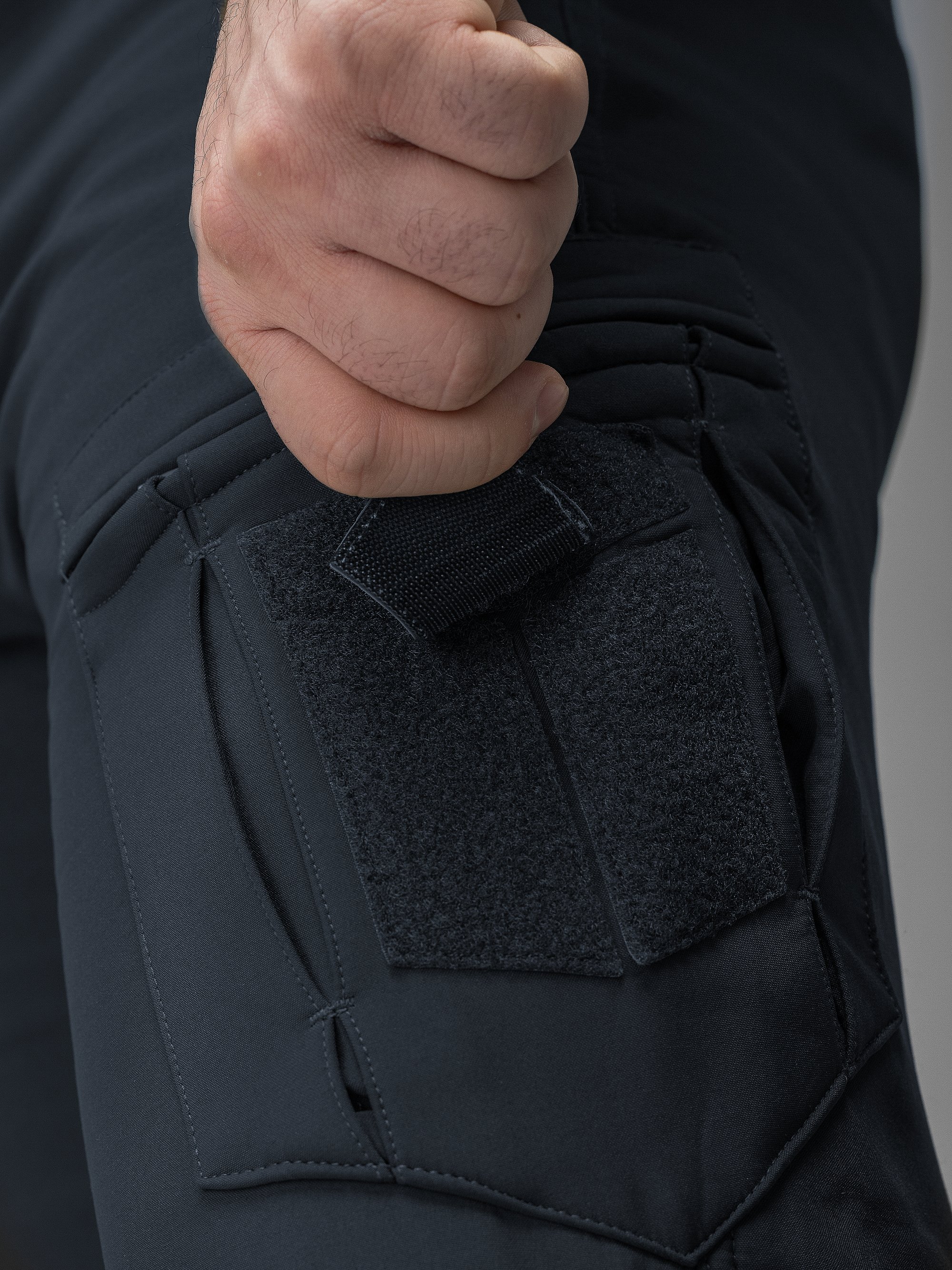 Зимові штани карго тактичні Softshell BEZET Ешелон синій - Фото 26